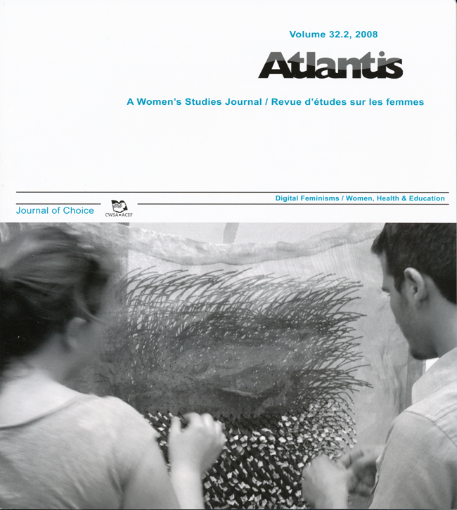 					View Vol. 32 No. 2 (2008): Digital Feminisms / Women, Health, & Education
				